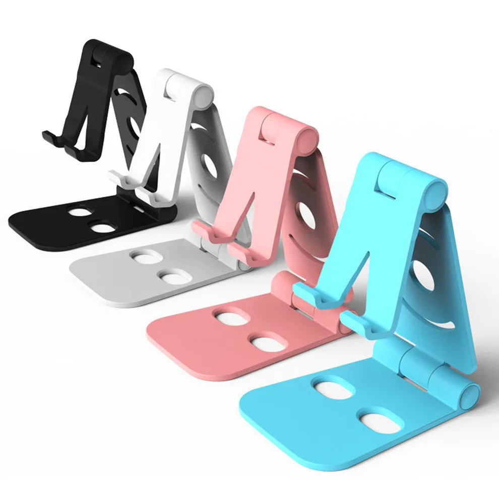 Foldable Desktop Tablet and Phone Holder with Shaking Sound Live Feature and Charging Capability