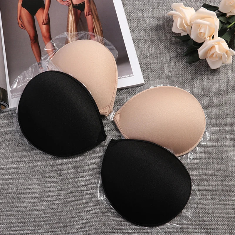 Self-Adhesive Invisible Push Up Bra - Strapless and Backless