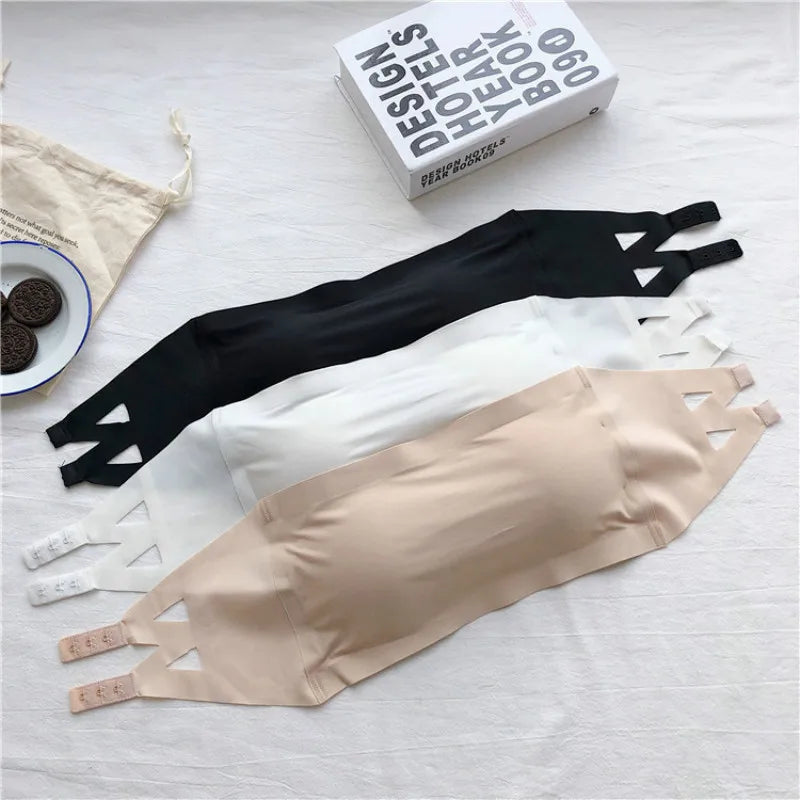 Strapless, Invisible Bra Bandeau - Breathable and Comfortable