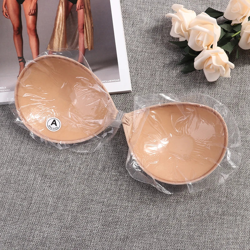 Self-Adhesive Invisible Push Up Bra - Strapless and Backless