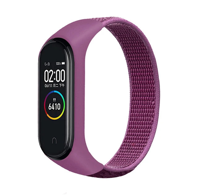 Nylon Sports Loop Bracelet Strap for Xiaomi Mi Band 3/4/5/6