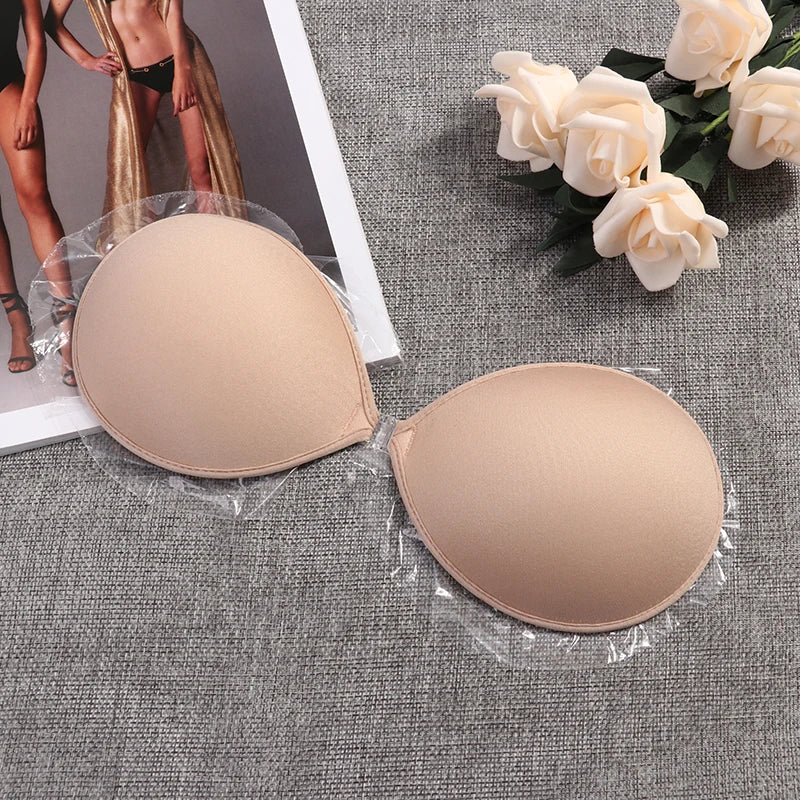 Self-Adhesive Invisible Push Up Bra - Strapless and Backless