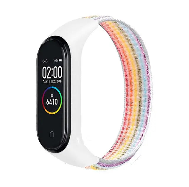 Nylon Sports Loop Bracelet Strap for Xiaomi Mi Band 3/4/5/6