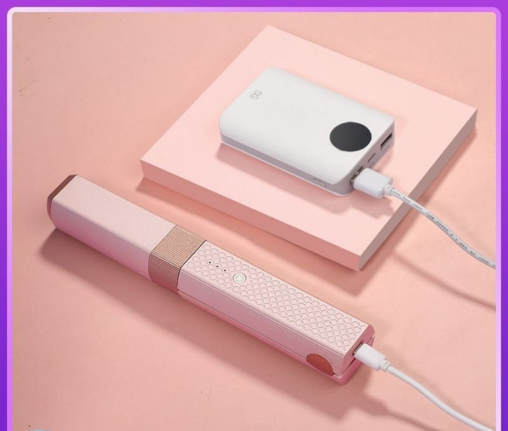Dual-purpose Hair Straightener and Curler with Gentle Heat Technology