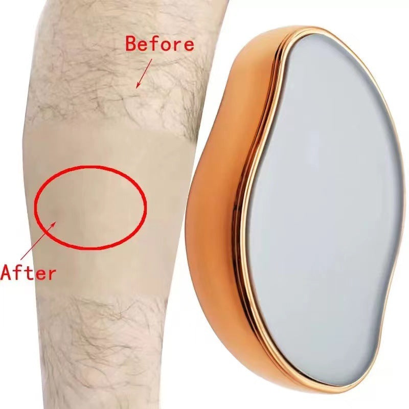 Versatile Beauty Tool: Glass Grinder, Epilator, and Exfoliator - Perfect for Hair Removal Abroad