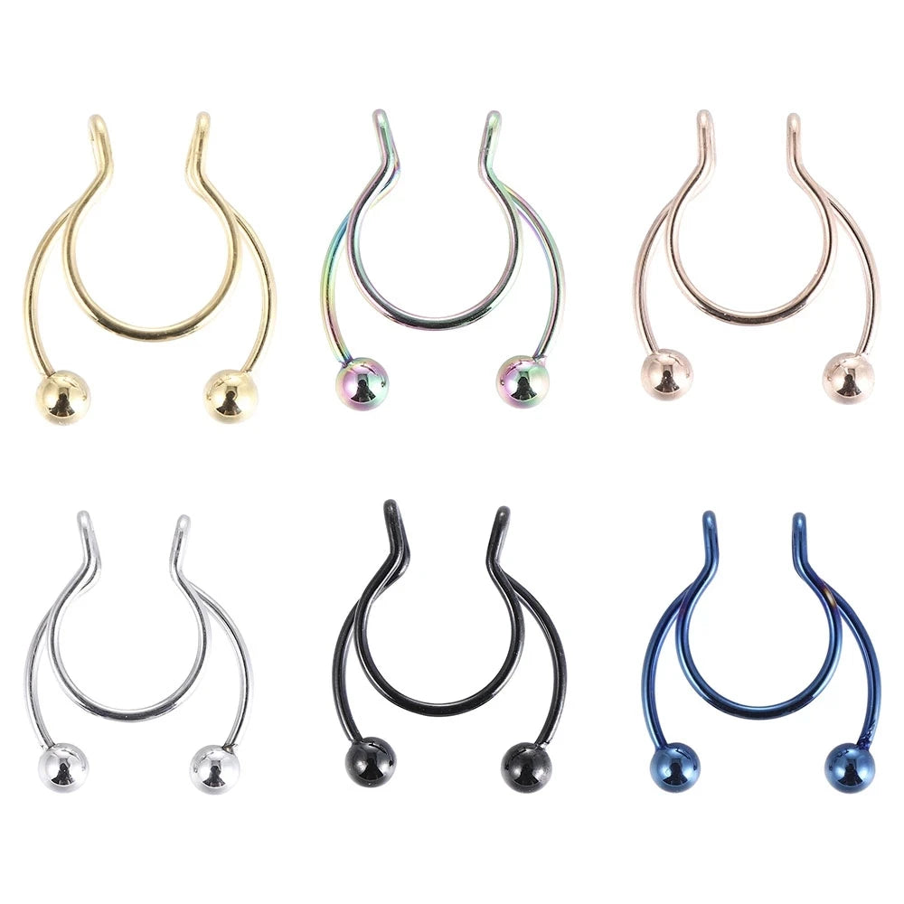 U Shaped Fake Nose Ring