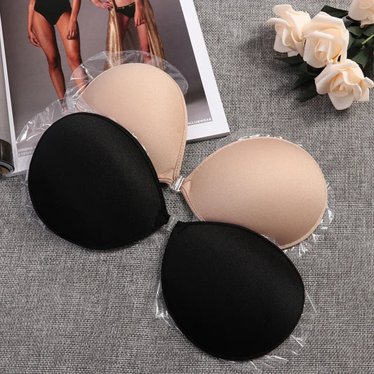 Self-Adhesive Invisible Push Up Bra - Strapless and Backless