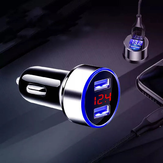 Dual USB Car Charger with Quick Charge 3.0