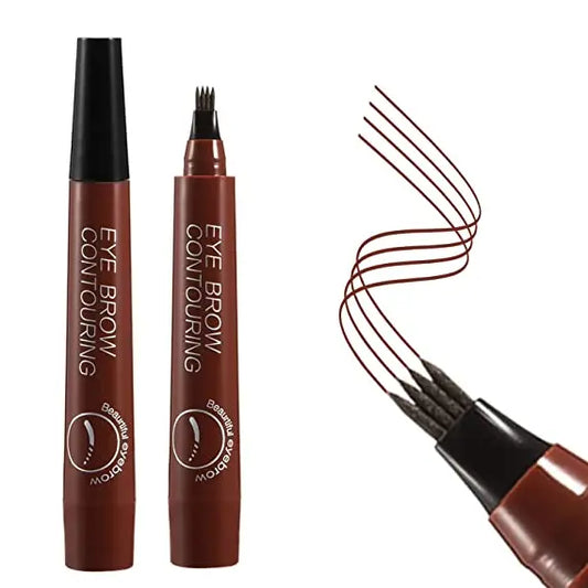4-Point Eyebrow Pen - 5 Colors - Waterproof
