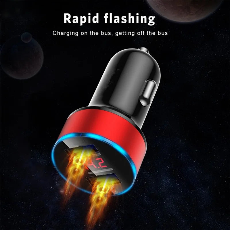 Dual USB Car Charger with Quick Charge 3.0
